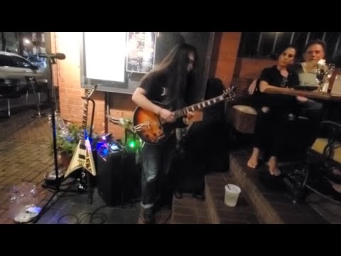 Talented young #guitarist is #busking #Jazz in #OldTownAlexandria #KingStreet Ep.7