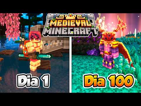 Sobreviví 100 Días en un Mundo Medieval en Minecraft Hardcore