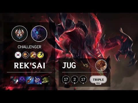 Rek'Sai Jungle vs Taliyah - KR Challenger Patch 10.9