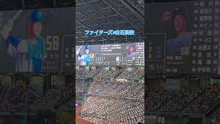 【日ハム】白石高校吹奏楽部 応援歌　奈良間大己