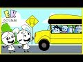Back To School WHEELS ON THE BUS Nursery Rhyme Educational Learn Alphabet Song