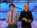 Nick Jonas On Ellen DeGeneres Show 10 30 08