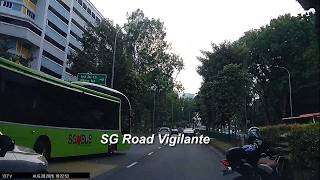 20aug2026  #FBS52B yamaha r3 rear ended #SLE303H volvo xc60 ebrake  at  bus priority box