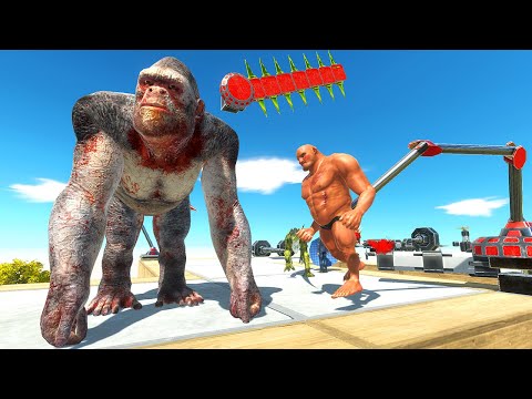 Units Attempt IMPOSSIBLE Deathrun - Animal Revolt Battle Simulator