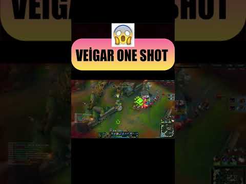 VEİGAR ONE SHOT😱                                                   👉Follow for more 👉LOL Shorts Time