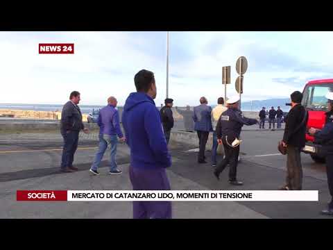Mercato di Catanzaro Lido, momenti di tensione