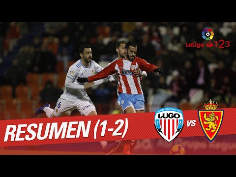 Resumen de CD Lugo vs Real Zaragoza (1-2)