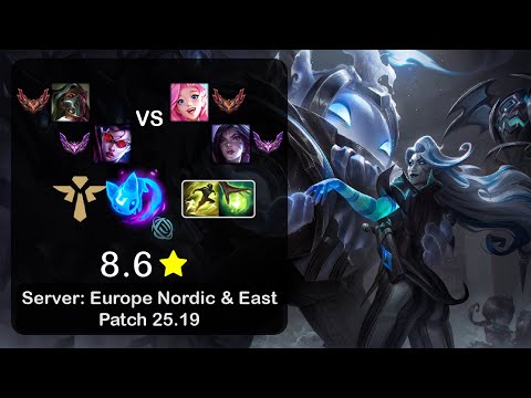 Renata Glasc Support + Vayne vs Seraphine + Kai'Sa - EUNE GrandMaster - Patch 25.19