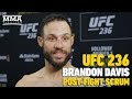 UFC 236: Brandon Davis Ran 20 Miles A Day, Gave Up Drinking To Make 135 Pounds - MMA Fighting