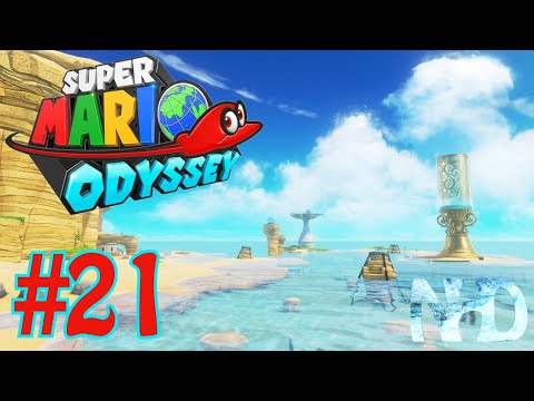 Let's Play Super Mario Odyssey (pt21) Seaside Kingdom (Bubblaine) #1