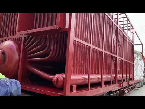 Double drum longitudinal chain grate boiler