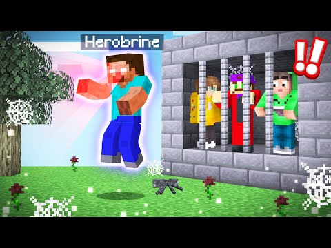 Jelly - BREAK FREE From HEROBRINE'S PRISON CELL! (Minecraft)