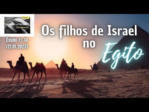OS FILHOS DE ISRAEL NO EGITO || Êxodo 1:1-14 || 21.01.2023