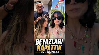 Beyazları Kapatıp Doğal Saç Rengine Dönüş ✂️ | Saç Kesimi |Sabit Akkaya Hairstylist