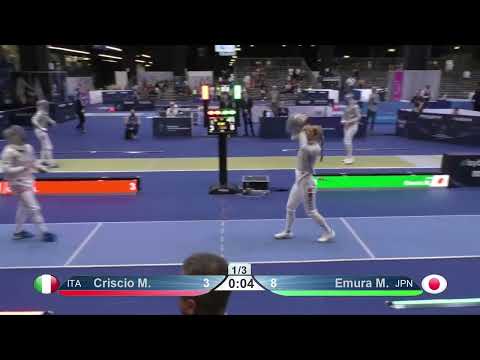 World Championships 2023 SWS - L8 - Martina Criscio ITA v Emura Misaki JPN
