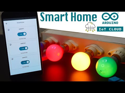 Arduino IOT Cloud ESP8266 Home Automation System