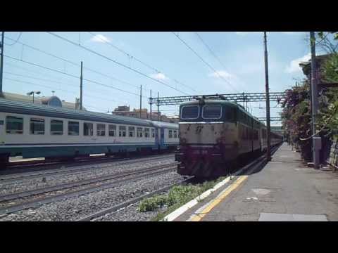 E656.099 sull' IC 505 "Tirreno" Ventimiglia - Roma Termini, in partenza da Roma Ostiense