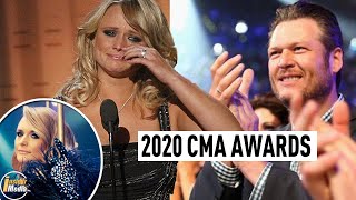 Miranda Lambert burst into tears at Blake Shelton&#39;s praise for Bluebird and her victory at CMA 2020