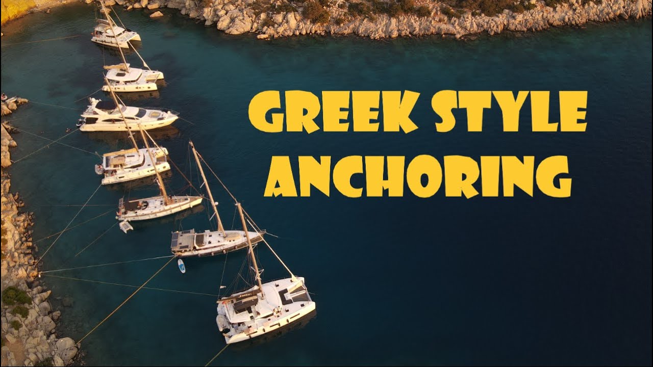 Ormeggio di poppa in Grecia, la versione del nuotatore