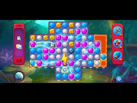 Fishdom Hard level 11599 no boosters フィッシュダム ハード