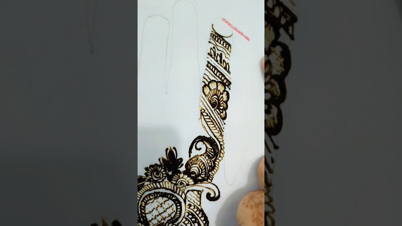 🌿 trending #bakaraeid special mehandidesign🥀♥️#beautifulmehndi #trendingshorts #mehndi #henna #henna