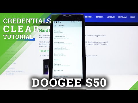 How to Clear Credentials in DOOGEE S50 – Erase Certificates