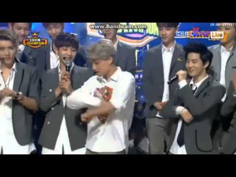 130807 EXO 엑소 talk 멘트 INTERVIEW @ Show Champion 쇼챔피언 ショーチャンピオン