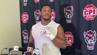 NC State football defensive end Savion Jackson is healthy and ready to go