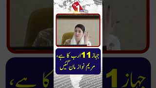 مریم نواز نے طیارے کی قیمت 11 ارب روپے تسلیم کر لی۔