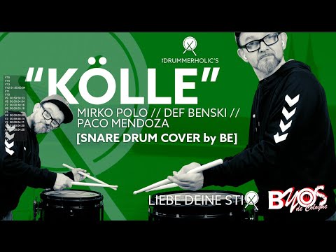 "KÖLLE" SNARE-COVER by BE/DRUMMERHOLIC‘S [Mirko Polo°Def Benski°Paco Mendoza & Til Schneider]