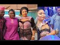 Checkout The Beautiful Outfit Laide Bakare Rock To Kunle Afod's Brother Wedding As She Dance &Spray