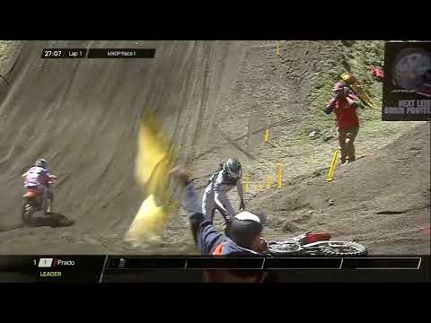 Gajser goes down in MXGP Race 1 | YPF INFINIA MXGP of Patagonia-Argentina 2024 #MXGP