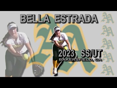 2023 Bella Estrada Shortstop and UT Softball Skills Video - Athletics