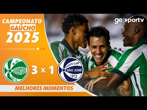 Gols e lances de Juventude-RS x São José-RS
