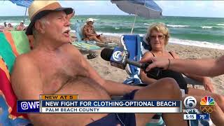 New fight for clothing-optional beach