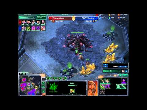 Rhinomeister (Z) vs QxGDestiny (Z) g2