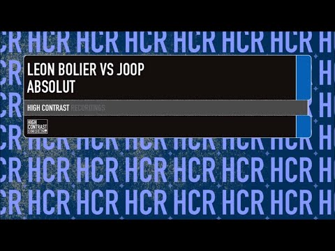 Leon Bolier vs JOOP - Absolut [High Contrast Recordings]