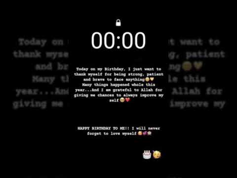 happy birthday to myself🎂🤩||motivational what's app status ||birthday wishes for myself || #shorts