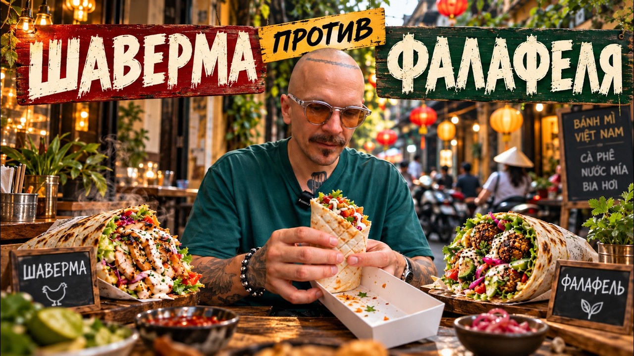 Вьетнамская Шаверма VS Фалафель (Фалафель-Патруль / Шаверма-Патруль). Дананг, 2