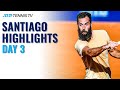 Paire and Rune Battle Under the Lights; Tiafoe and Djere in Action | Santiago 2021 Day 3 Highlights