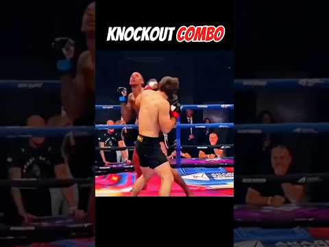 Knockout combo 💥🥊 #boxing #ytshorts #mma #shortvideo