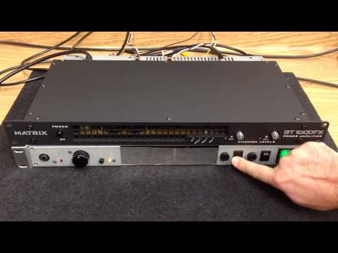 Fryette Amplification LXII vs Matrix G1000FX Power Amp Noise Test