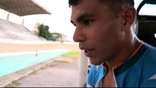 Kenny Cycling for the 1 Hour Record Attempt