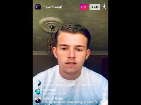 French the kid - Freestyle Instagram live