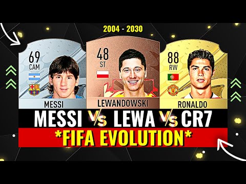 Ronaldo VS Messi VS Lewandowski FIFA EVOLUTION! 😢💔 FIFA 04 - FIFA 30.
