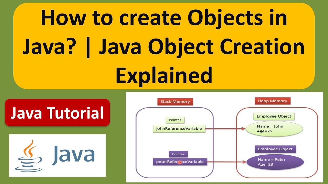 How to create Objects in Java? | Java Object Creation Explained | Java Tutorial