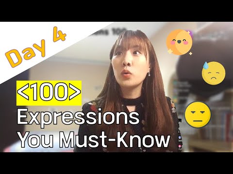 100 Korean Expressions You Must Know - 4th Day (Expressing Emotions)