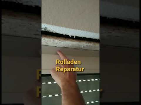 Rolladenkasten öffnen  / Rolladen Lamellen schließen nicht