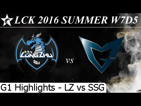 LZ vs SSG Game 1 Highlights 08/07/2016 - LCK Summer 2016 W7D5M6 Longzhu vs Samsung Galaxy