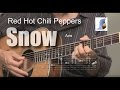 Red Hot Chili Peppers - Snow (Hey Oh) - Guitar Lesson